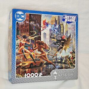 Justice League Women of DC Comics Thomas Kinkade 1000 Pcs Puzzle NEW Open Box